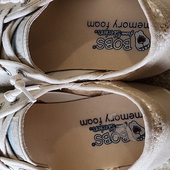 Women's Skechers Bob's B Cute Slip-on Woven Wishes Size 7 - Picture 7 of 10